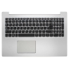 CARCASA SUPERIOR CON TECLADO PARA PORTÁTIL LENOVO IDEAPAD 320-15IAP 320-15IKB 320-15IS PLATA