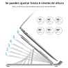 SOPORTE DE ALUMINIO PARA PORTÁTIL CON 6 NIVELES DE AJUSTE