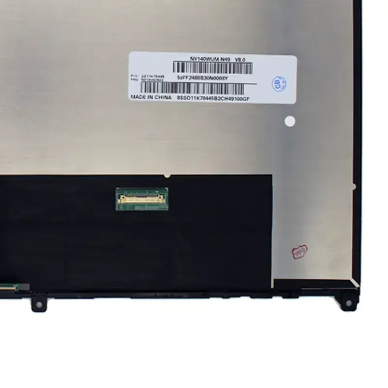 ECRÃ LED DE 14" PARA PORTÁTIL NV140WUM-N49 NV140WUM N49 V8.0 COM MOLDURA