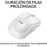 MOUSE WIRELESS LOGITECH M240 SILENT BIANCO