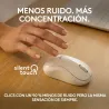 RATÓN INALÁMBRICO LOGITECH M240 SILENT BLANCO