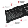 BATERIE HT03XL HP 11.4V 3.400MAH POUR PORTABLE