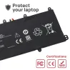 BATERIE POUR PORTABLE ASUS ZENBOOK UX3430UA UX430UA UX530UQ UX530UX C31N1622
