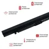 BATERÍA PARA PORTÁTIL TOSHIBA SATELLITE PRO R40-C R50 SERIES PABAS286
