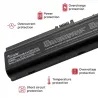 BATTERIE POUR PORTABLE HP HSTNN-C17C HSTNN-DB31 HSTNN-IB31 HSTNN-IB32 HSTNN-IB42
