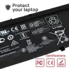 BATTERIE POUR PORTABLE HP OMEN 15-CE000 15-CE000NG 15-CB0XX SR04XL 91678-171