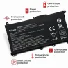 BATERIE POUR ORDINATEUR PORTABLE HP PAVILION 14-BP 14-BF 14-BK 15-CC 15-CD 15-CK 17-AR TF03XL