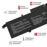 BATTERIA DEL COMPUTER PORTATILE PER ASUS ROG ZEPHYRUS G14 GA401 C41PQ05 C41N1908