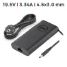 CARGADOR PARA PORTÁTIL DELL 19.5V 3.34A 65W 4.5X3.0MM