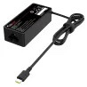 CARGADOR MULTIVOLTAJE 5-20V 3.25A 65W TIPO C NEGRO PARA PORTÁTILES DELL MAC LENOVO HP