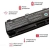 BATERIA PARA PORTÁTIL TOSHIBA SATELLITE C40 C45 C50 C55 C70 C75 PABAS263