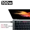 CARICATORE MULTIVOLTAGGIO PER PORTATILE USB-C 5V - 20V 5A 100W NERO