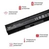 BATERÍA PARA PORTÁTIL HP PROBOOK 4740S 633807-001 14.4V 4400 MAH