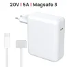 CARGADOR MAC BOOK AIR PRO - M5 M4 M3 M2 M1 (2026 2025 2024 2023 2022 2021) 140W MAGSAFE 3 CABLE TRENZADO USB-C A T DE 2M