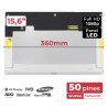 ECRÃ LED 15.6" 1920x1200 PARA PORTÁTIL LP156WF3-SLB2 50 PINOS LVDS