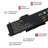 BATTERIE POUR ORDINATEUR PORTABLE HP 14-EM 15-FD 14-EP 250 G10 255 G10 AE03XL
