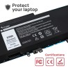 BATERIE POUR PORTABLE DELL LATITUDE E5570 PRECISION 3510 WJ5R2 4F5YV