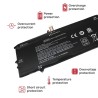 BATERIA PARA PORTATIL HP ELITE X2 1012 G1 MC04XL HSTNN-DB7F 812060-2B1