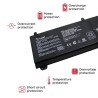 BATTERIA PER COMPUTER PORTATILE ASUS ROG ZEPHYRUS M GM501 C41N1727GM