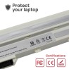 BATERIE POUR PORTABLE MEDION AKOYA E1210 MD96727 MSI U100 U90 BLANC