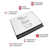 BATERIE POUR PORTABLE APPLE MACBOOK PRO A1175 A1260 A1150 15 POUCES