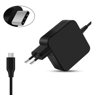 CARGADOR USB TIPO C USB-C 45W 5V-2A, 9V-2A, 12V-2A, 14.5V-2A, 15V-3A, 20V-2.25A