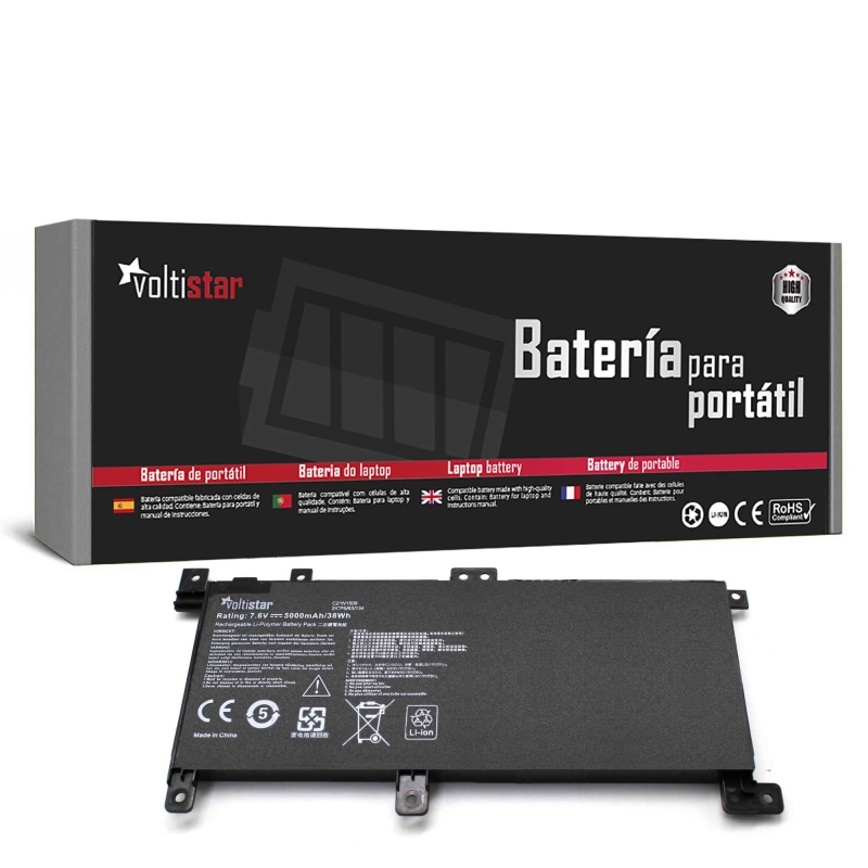 BATERIA PARA PORTATIL ASUS F556U F556UV X542U X556UA X556UV X556UV-3F C21PQ9H C21N1509