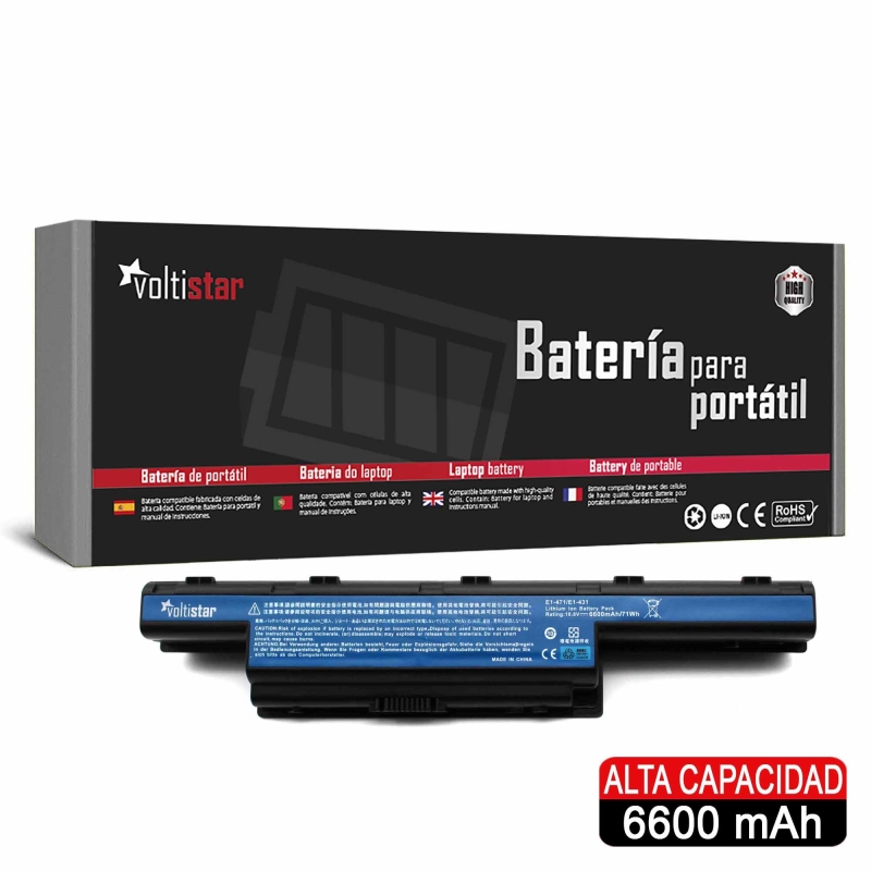 BATERÍA ALTA CAPACIDAD PARA PORTÁTIL PACKARD BELL EASYNOTE TK11 TK11BZ TK37 TK81 TK83 TK85 TK87