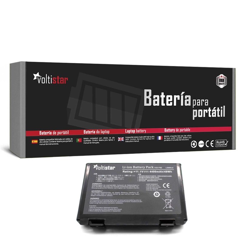 BATERÍA PARA ASUS P50 P81 K70 X65 X70 X5D X5E X5C X5J X8B X8D K40IJ K40IN