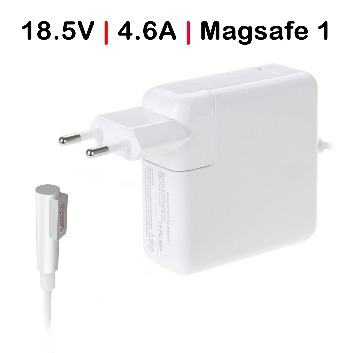 Cargador Apple Original 18.5V 4.6A Magsafe 85W A1222 Macbook Pro