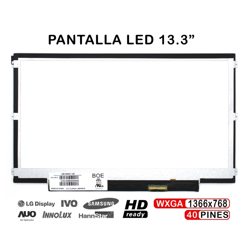 Schermo LED portatile da 12,5" HB133WX1-100 40 Pin miglior prezzo