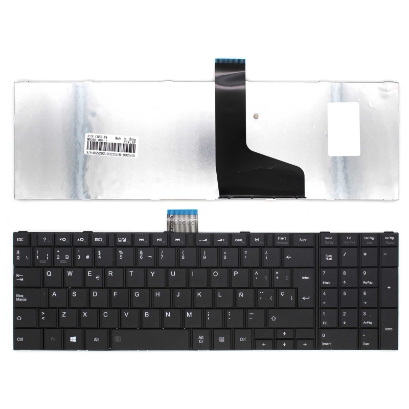 Tastiera Toshiba Satellite C855-10W, tastiera per laptop Toshiba C855-10W
