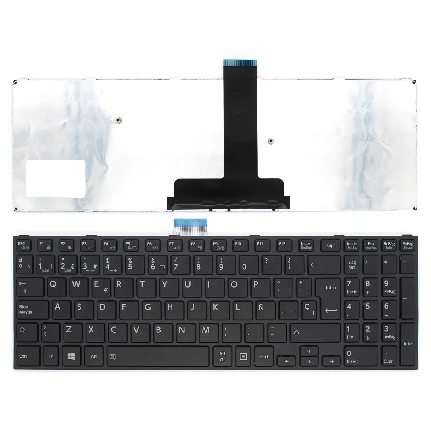 Reemplazo del teclado negro de los EEUU del ordenador portátil para la  serie ASUS S500 S500C S500CA V500 V500C V500CA