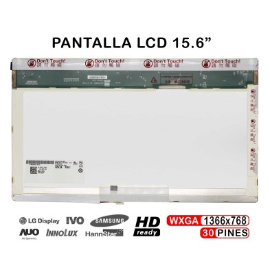 PANTALLA LCD DE 15.6" PARA PORTÁTIL ASUS X52J 30 PINES