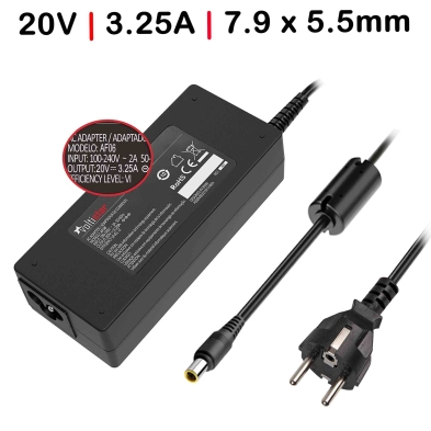 CARGADOR PARA PORTÁTIL LENOVO 20V 3.25A