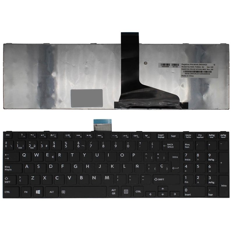 TECLADO PARA TOSHIBA SATELLITE L850 C850 L850D L855 L870 L870D