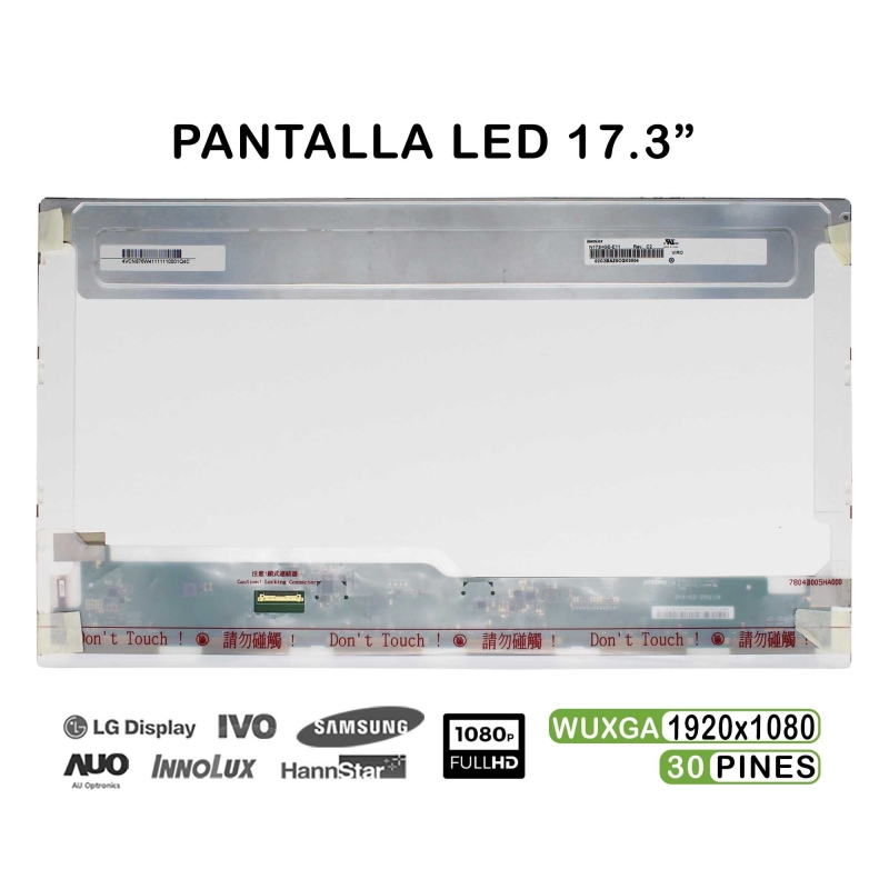 Schermo LED da 17,3" per laptop MSI GE70 2QE Apache Pro FHD