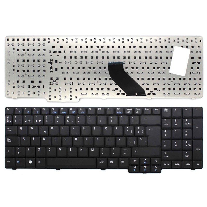 TECLADO ACER ASPIRE AS7000 9400 NSK-AFC0S NSK-AFE0S 9JN872E0S MP-07A56E0-442 904AJ07C0S NSK-AFF0S 9JN8782F0S 