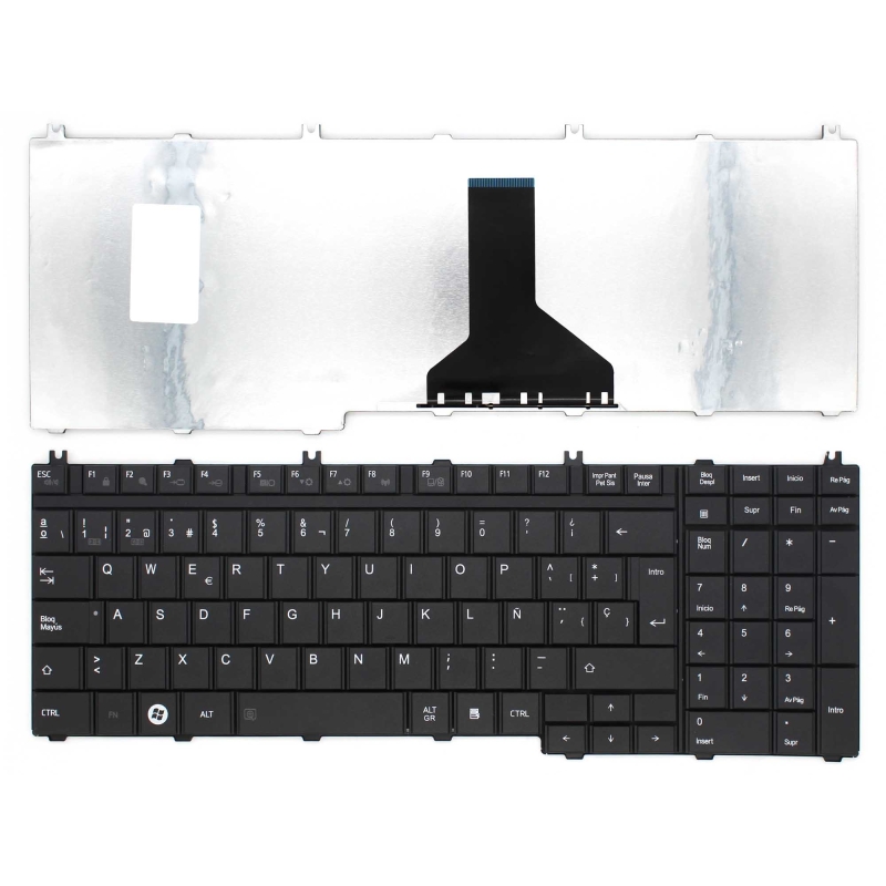 TECLADO PARA TOSHIBA SATELLITE A500 A505 A505D L500 L505 L350  P300