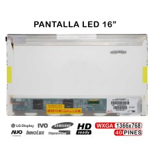 PANTALLA LED DE 16" PARA PORTÁTIL TOSHIBA SATELLITE A665 A660 A600