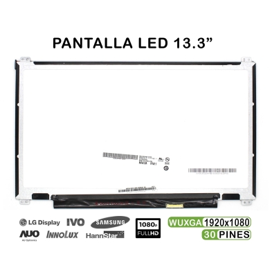 Schermo LED portatile da 13,3" NV133FHM-N42 Full HD 30 Pin