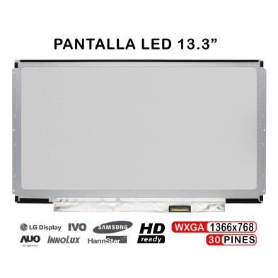 PANTALLA LED DE 13" PARA PORTÁTIL HP PROBOOK 430 G3 SERIES LTN133AT31-201