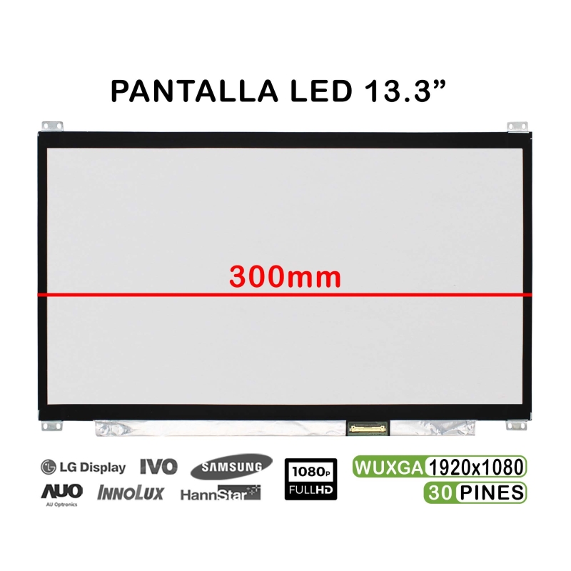 PANTALLA LED DE 13.3" PARA PORTÁTIL B133HTN01.1 FHD 30 PINES