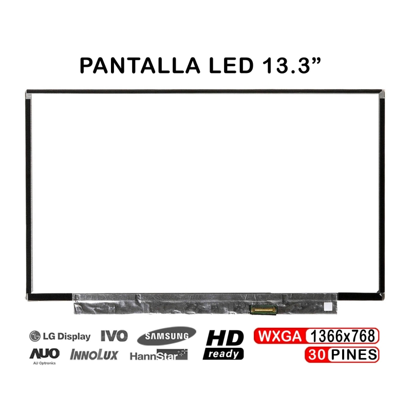 PANTALLA LED DE 13.3" PARA PORTÁTIL CHIMEI N133BGE-EAA REV.C 1 EDP