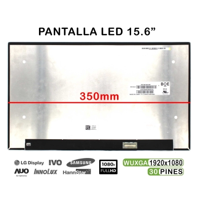 PANTALLA LED DE 15.6" PARA PORTÁTIL NV156FHM-N4M FHD 350MM