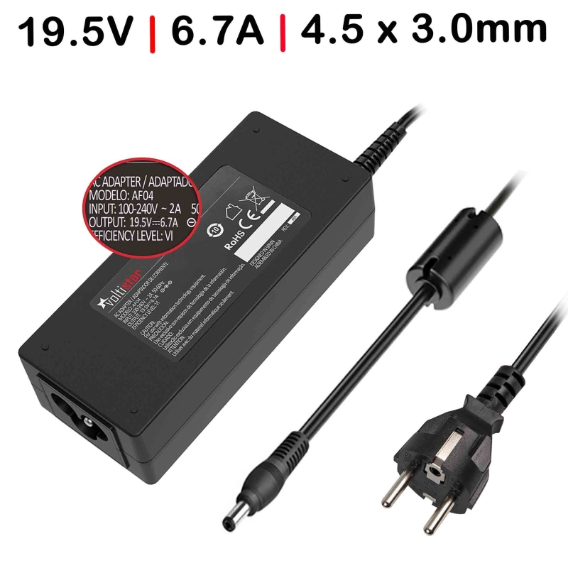 CARGADOR GAMING PARA PORTÁTIL ASUS 19V  6.32A 120W 4.5 x 3.0MM