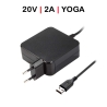 CARGADOR PARA TABLET LENOVO 20V 2A CONECTOR ESPECIAL