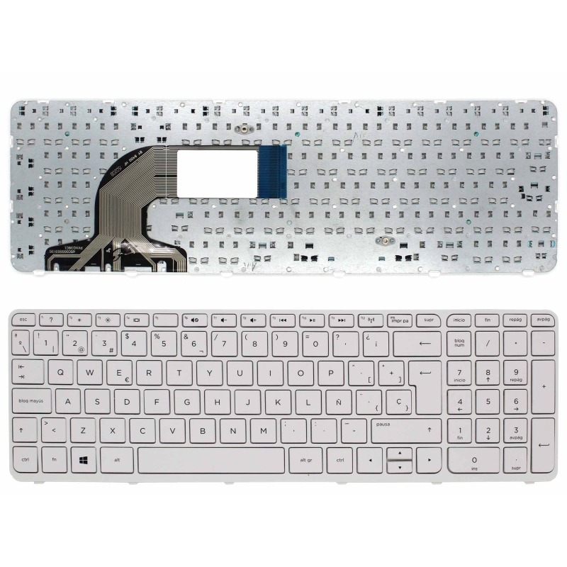 TECLADO PARA PORTÁTIL HP PAVILION 15-N000 BLANCO