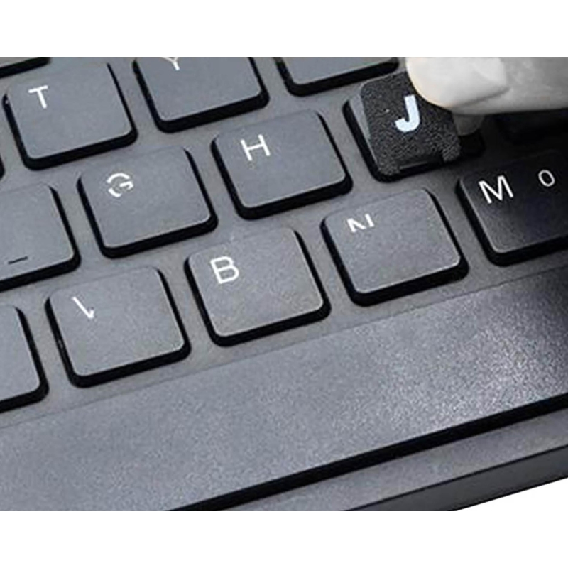 Pegatinas opacas para Teclado, adhesivos para ordenador portátil, tableta,  PC, QWERTY, España, 2 uds.