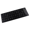 PEGATINA PARA CONVERTIR TECLADO EN IDIOMA FRANCÉS NEGRO